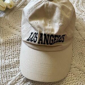 Beige Los Angeles Baseball Cap